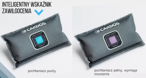 ABSORPTOR VLHKOSTI PRE AUTA PROTIPAROVÉ OBNOVITEĽNÉ SUŠIČE VZDUCHU CARDOS