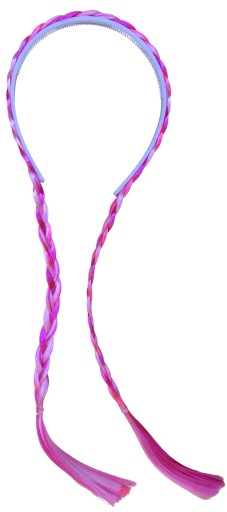 # HAIR BAND vrkôčiky vrkoč vrkoč ružová
