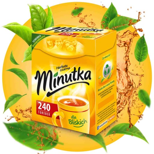 Expres čierny čaj Veľké balenie Poľský čaj 240T Minútka