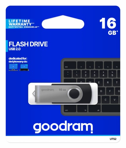 GOODRAM Twister 32GB USB2.0 Pendrive Black