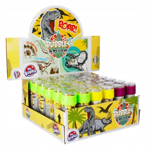 DINOSAURS mydlové bubliny 55ml MOJA BUBBLE