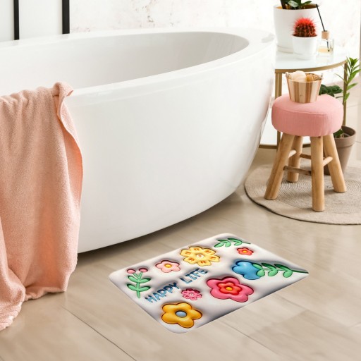 3D protišmyková absorpčná podložka do kúpeľne Magic 30