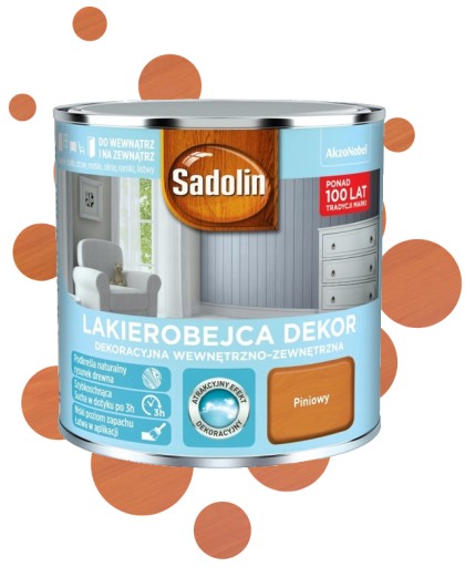 Sadolin Moridlo na drevo DEKOR Borovica 0,25L