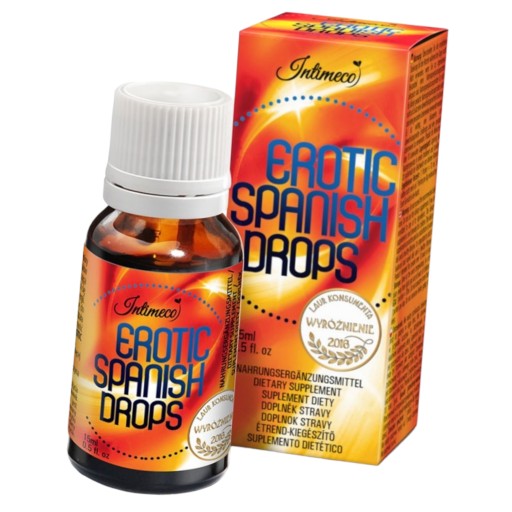 Španielska muška INTIMECO - Erotic Drops Enhancing Sensations, 15 ml