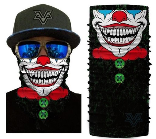 Bandana šatka s motívom klauna žolíka