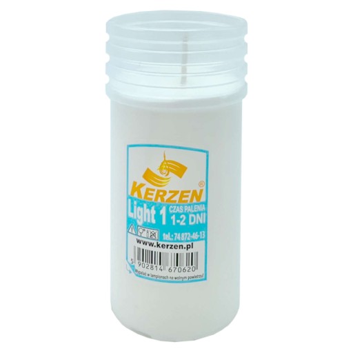 Kerzen LIGHT 1 parafínová vložka do sviečky 36h 1 ks