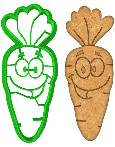 VEĽKONOČNÁ formička Vykrajovač na perníčky EASTER Mrkva 10cm