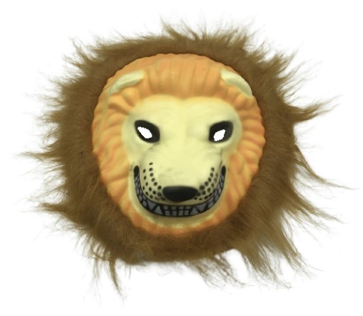 Leví kráľ Maska levieho kráľa so zvieratkom Lev Simba