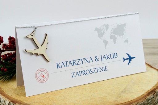 Svadobné oznámenia svadobné LETENKA