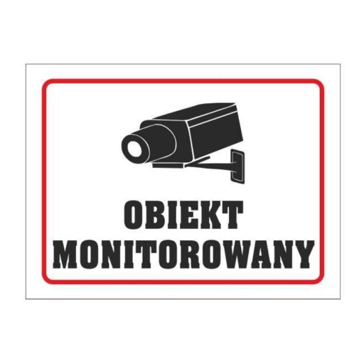 Nálepku s nápisom MONITOROVANÉ ZARIADENIE