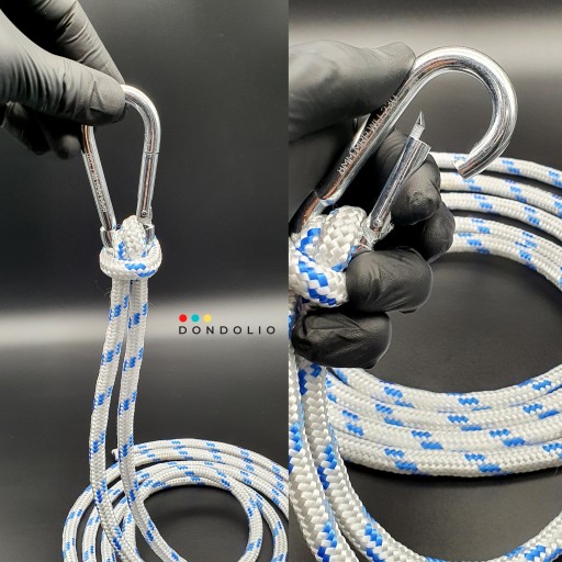 KARABÍNA SILNÉ ROPE 3 M Pripevnenie rúčky hojdacej siete