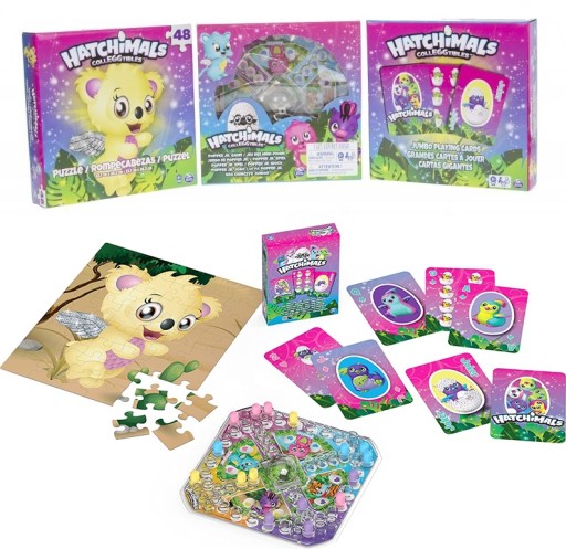 HATCHIMALS SADA DOSKOVÝCH HIER 3 TYPOV