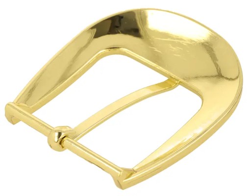 40 mm dámska zlatá mesačná spona na opasok