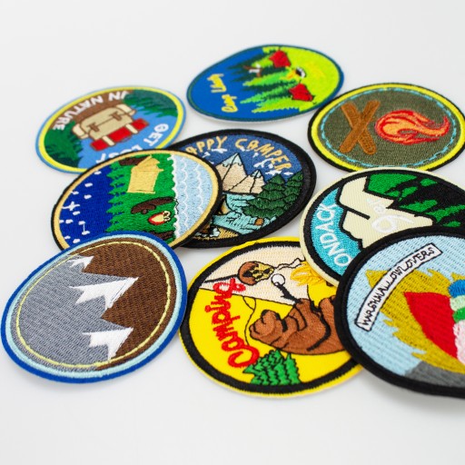 TERMO Scout Patches SET Camping Mountains Forest