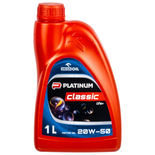 Platinum Classic Life + 20W50 minerálny olej 1l motorový olej