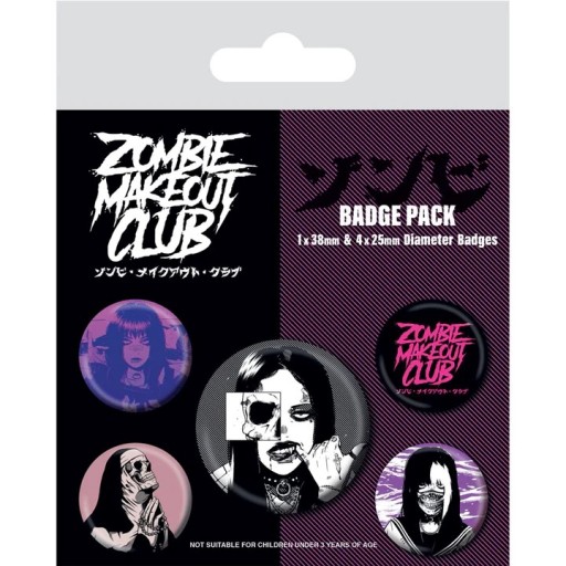 Špendlíky na oblečenie Zombie Makeout Club do batohu