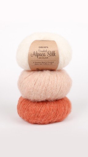 Drops Brushed Alpaca Silk hodvábna horká ružová 31)