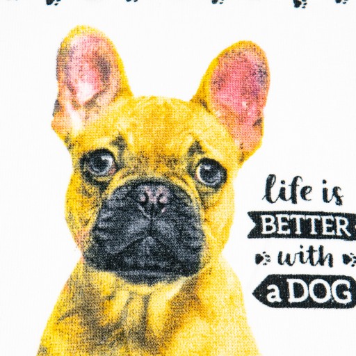 Osuška do škôlky 30x50 Bulldog pes