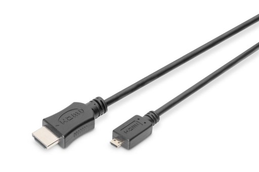 ASSMANN ASSMANN HDMI - Micro HDMI 1m /s1x HDMI (zástrčka) 1x micro HDMI (zástrčka)