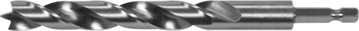 ŠESTIHRANNÁ 1/4 ŠPIRÁLOVÁ VŔTAČKA DO DREVA VŔTAČKA 13mm HSS OCEL