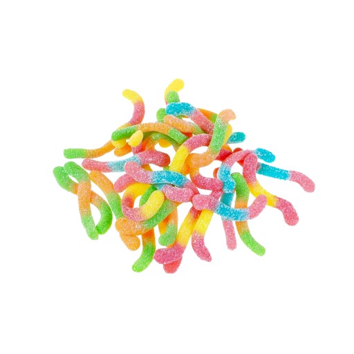 Trolls Worm Worms Ovocné kyslé Gummies 100g