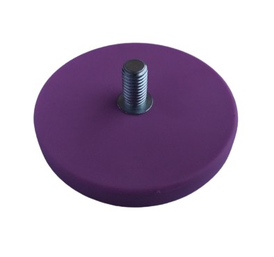 Neodymový magnetický držiak C22L guma FIALOVÁ
