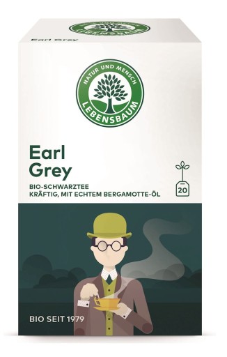 EARL GREY expresný BIO čaj (20 x 2 g) 40 g L