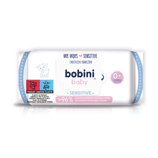 Bobini Baby Sensitive detské obrúsky 60 ks.