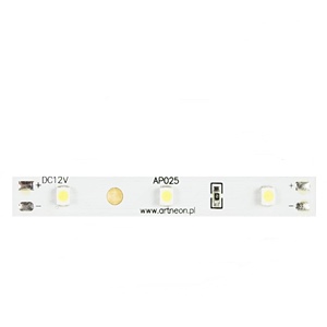 LED modul LED pásik GL-3 0,25W 12VDC 3 x 3528SMD studená biela sada. 4 ks.