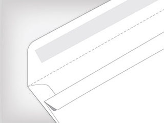 Obálka, samolepiace obálky C5 na formát A5, biela, 25 ks. Bantex