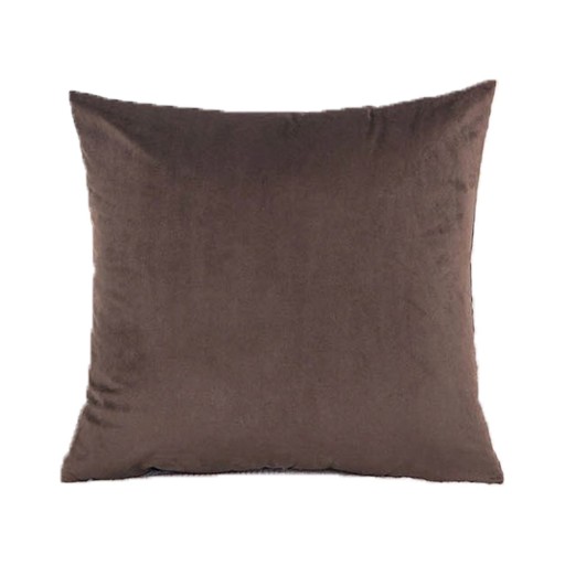 VELÚROVÝ OBLIEC NA VANKÚŠ 40x40 VELVET čokoláda