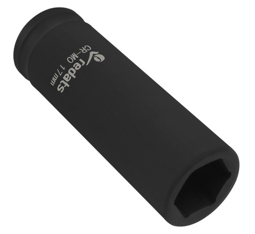 Nárazová objímka 17 mm dlhá pre kolesá s 1/2'' kľúčom