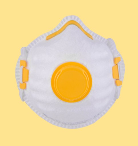 OCHRANNÁ FILTRAČNÁ MASKA S VENTILOM so svorkou FFP1
