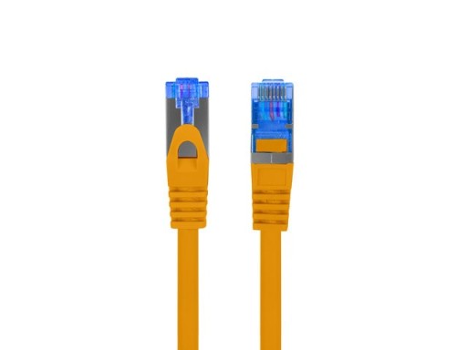 Patchcord - Ethernet sieťový kábel 0,5m kat.6A S/FTP oranžový Lanberg