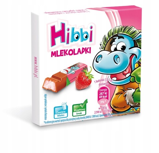 Mlekoladki mliečne tyčinky s jahodovo-jogurtovou náplňou 50g