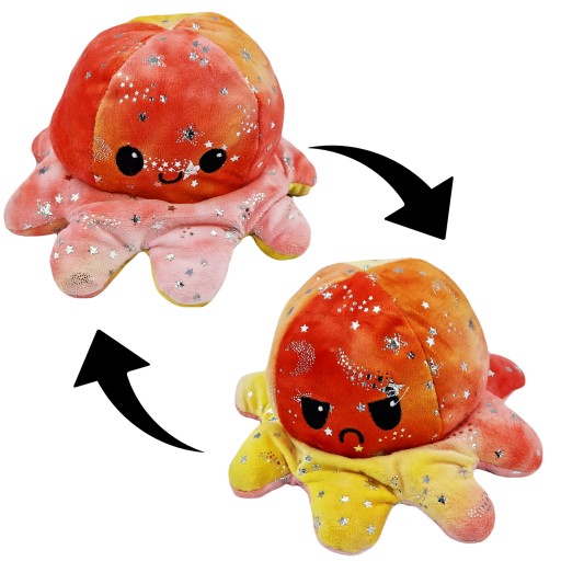 OBOJSTRANNÁ PLYŠOVÁ HRAČKA CHOBOTNICE MASKOT PRE DETI