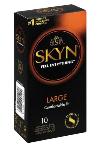 NELATEXOVÉ KONDÓMY UNIMIL SKYN LARGE 10 ks