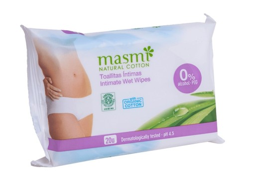 Masmi BIO obrúsky na intímnu hygienu 20 ks
