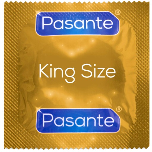 PASANTE KING SIZE orgazmové kondómy, väčšia veľkosť, erotika, 10 ks.