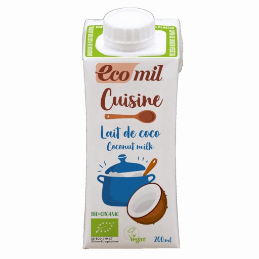 BIO KOKOSOVÝ KRÉM vegánsky 200ml ECOMIL EKO