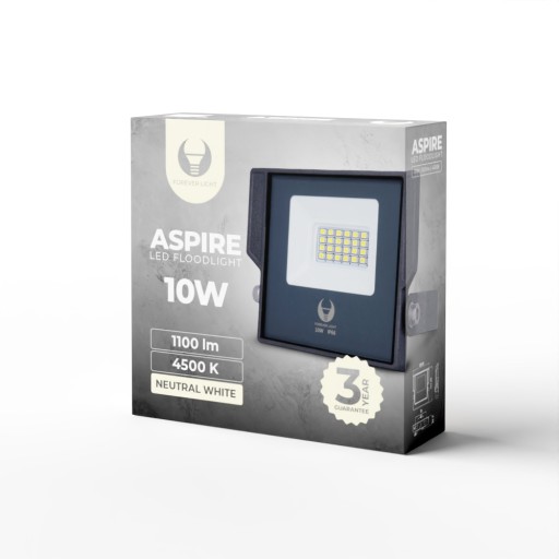 ASPIRE LED reflektor 10W 4500K 1100lm 230V