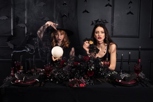 PAPIEROVÉ OZDOBY ZÁSAJNÉ NETOPIERY ČIERNA VENČINA HALLOWEEN NARODENINY