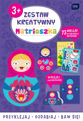 Kreatívna sada MATRIOSHKA 3+ na skladanie, 73 listov