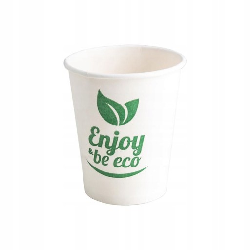 Papierový pohár Enjoy Be Eco 200ml, 75ks, oslobodený od poplatku za SUP