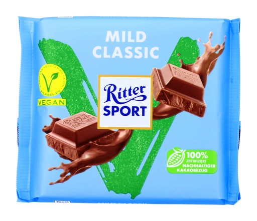 Ritter Sport VEGAN Mliečna čokoláda 100g