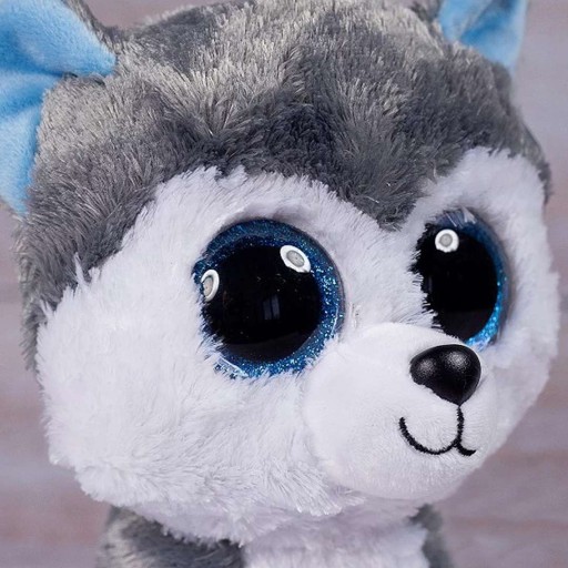 Bezpečný GLITTER strieborné OČI 25 mm MASKOT