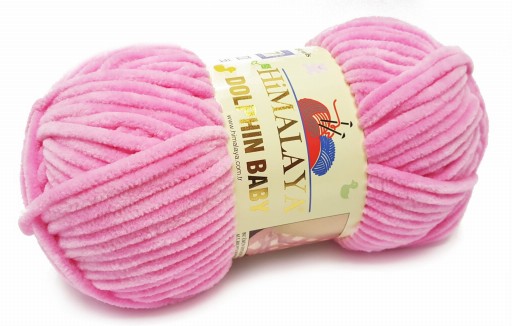 HIMALAYA HRUBÁ priadza DOLPHIN BABY PINK 80309