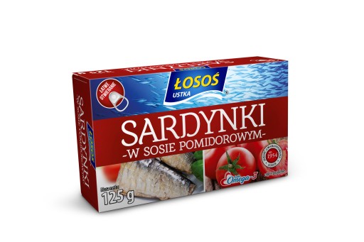 SARDINKY V RAJKOVEJ OMÁČKE 125g LOSOS USTKA