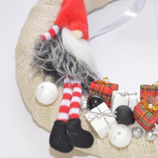 Darčekové darčeky piky tartan 4ks čelenka