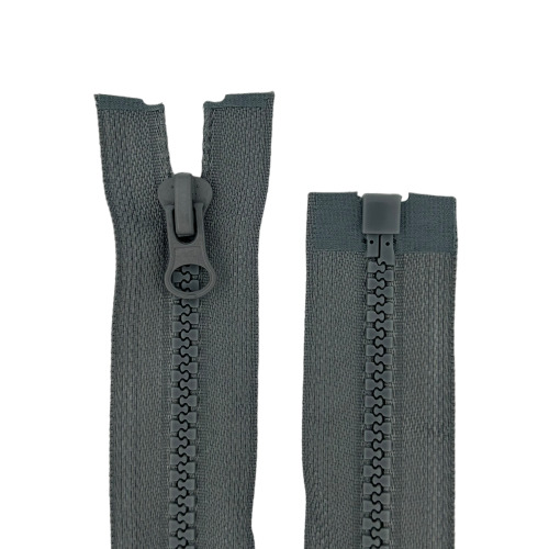 ČLENKOVÝ Zips #5 - 30 CM - ŠEDÝ